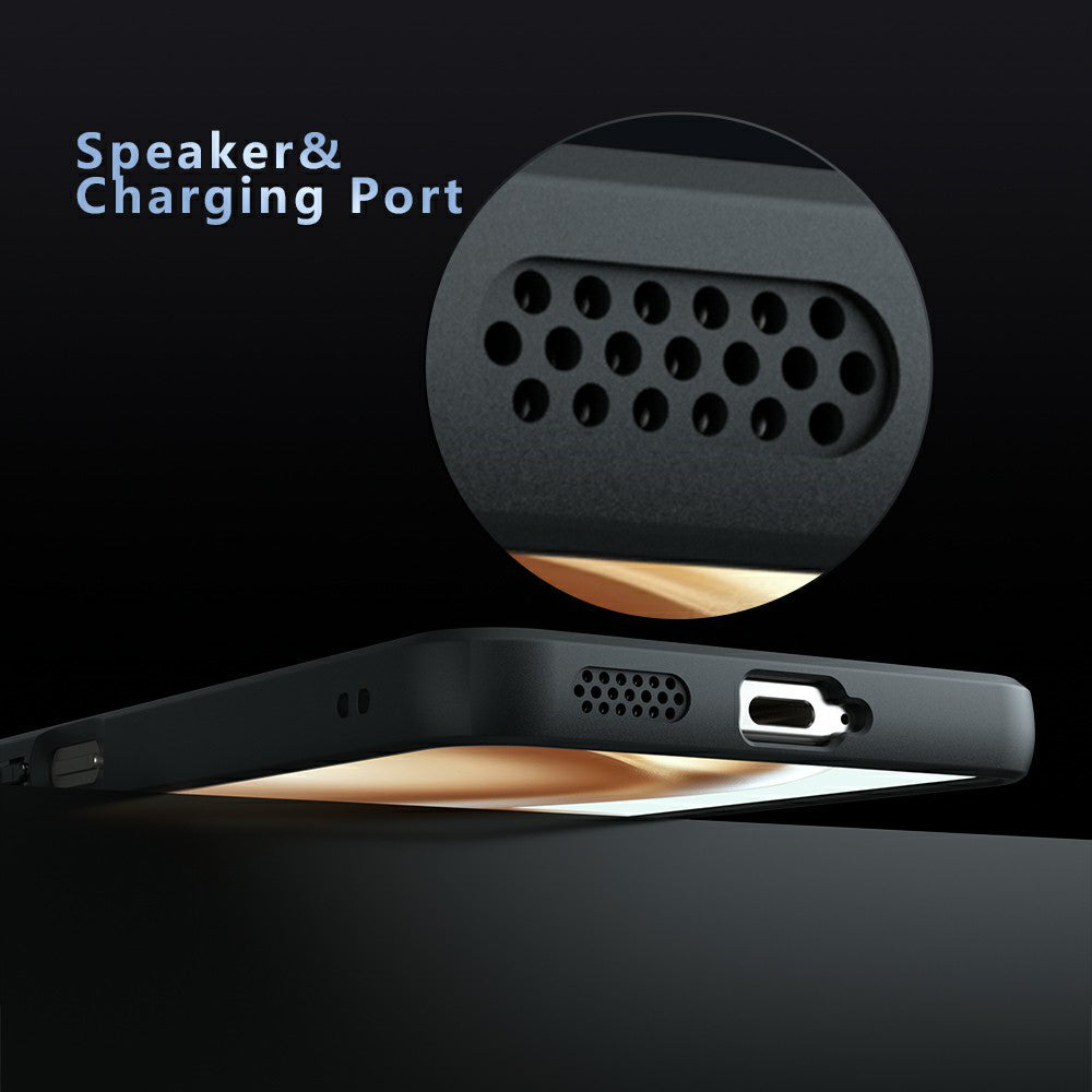 Pouzdro MagSafe pro Honor 400 Smart 4G / X7d 4G / 400 Smart 5G, Techsuit, PureFrost, Saténově černé
