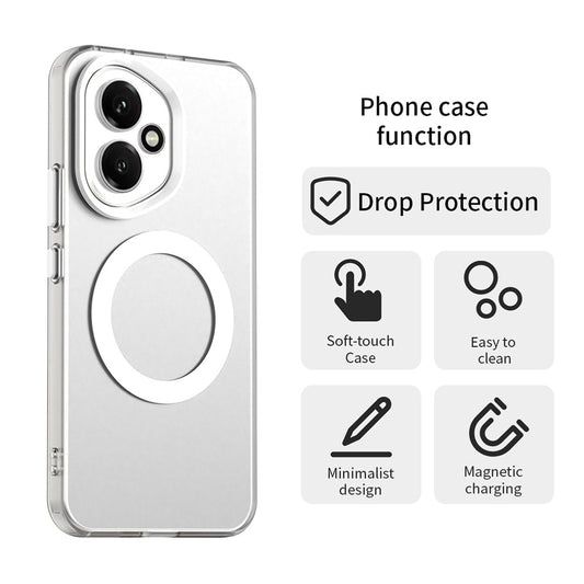 MagSafe pouzdro pro Honor 400, Techsuit, CandyCase, bílé