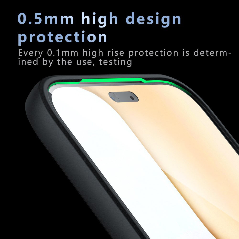 Pouzdro MagSafe pro Honor 600 Lite, Techsuit, PureFrost, Saténově černé
