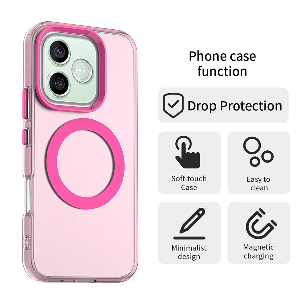 MagSafe pouzdro pro Honor 600 Pro / 600, Techsuit, CandyCase, růžové