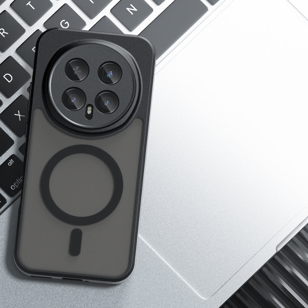 MagSafe pouzdro pro Honor Magic8 Pro, Techsuit, PureFrost, Černá saténová