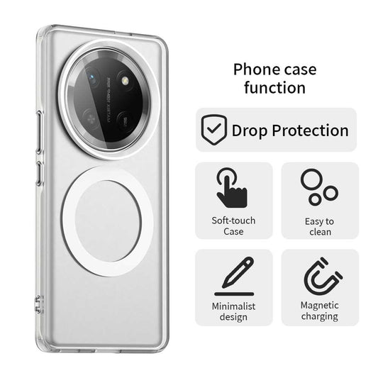 MagSafe pouzdro pro Honor X9c / Magic7 Lite, Techsuit, CandyCase, bílé