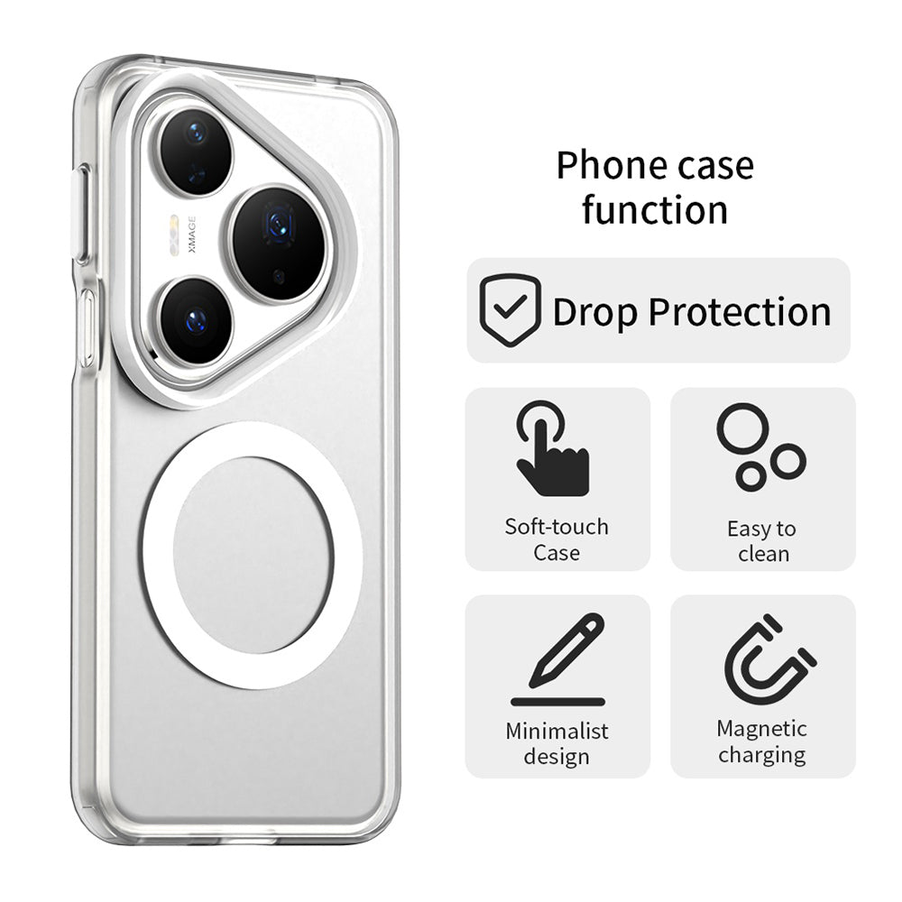 MagSafe pouzdro pro Huawei Pura 80 Pro, Techsuit, CandyCase, bílé