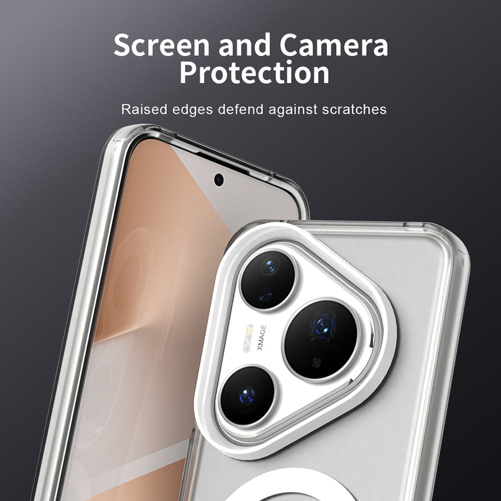 MagSafe pouzdro pro Huawei Pura 80 Pro, Techsuit, CandyCase, bílé