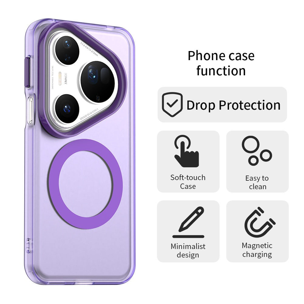 MagSafe pouzdro pro Huawei Pura 80 Ultra, Techsuit, CandyCase, fialové