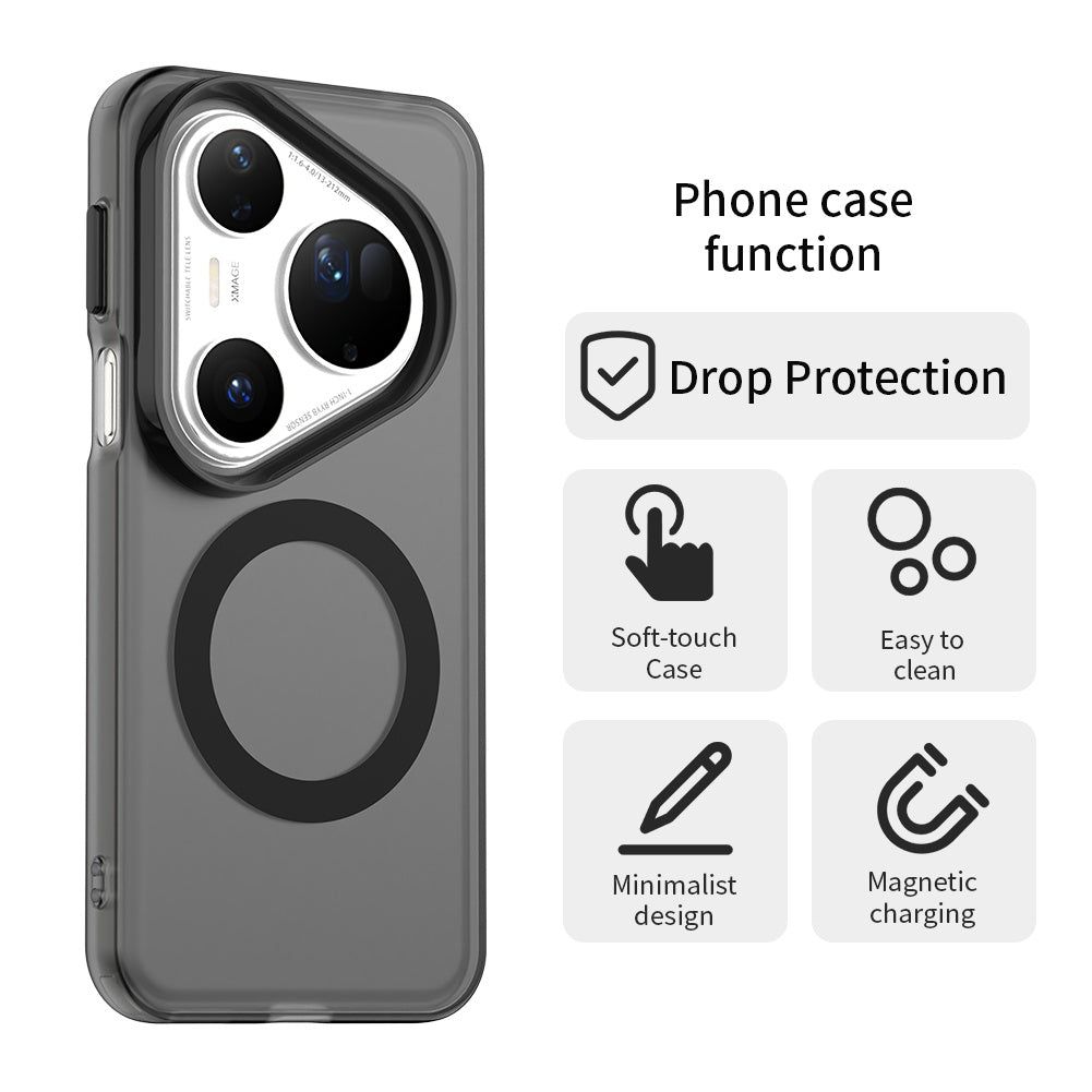 MagSafe pouzdro pro Huawei Pura 80 Ultra, Techsuit, CandyCase, černé