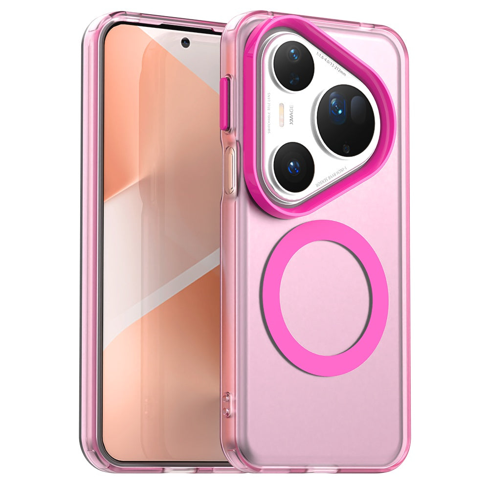 MagSafe pouzdro pro Huawei Pura 80 Ultra, Techsuit, CandyCase, Růžová