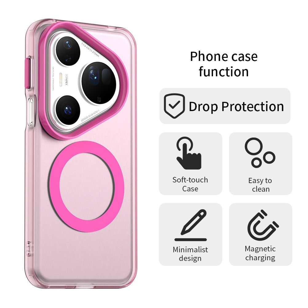 MagSafe pouzdro pro Huawei Pura 80 Ultra, Techsuit, CandyCase, Růžová