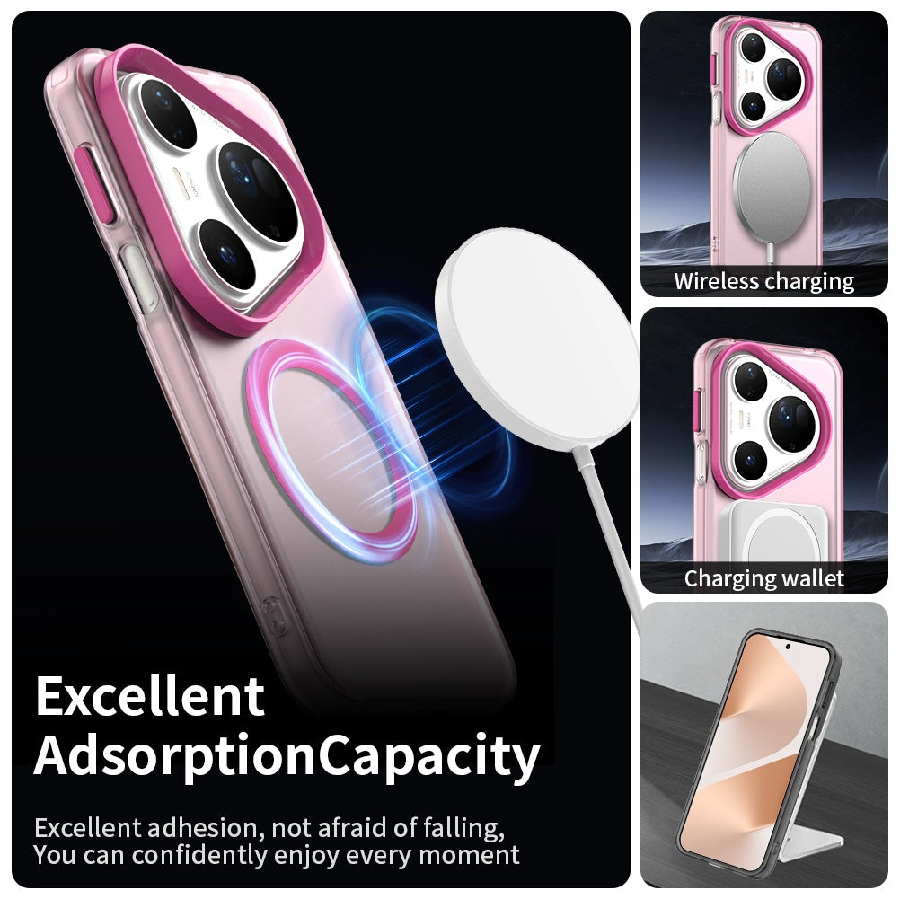 MagSafe pouzdro pro Huawei Pura 80 Ultra, Techsuit, CandyCase, Růžová