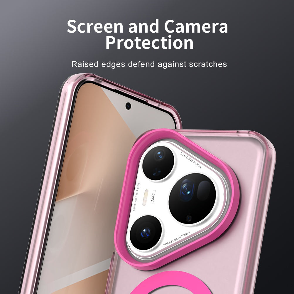 MagSafe pouzdro pro Huawei Pura 80 Ultra, Techsuit, CandyCase, Růžová