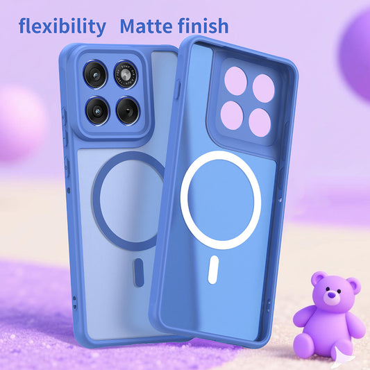 Pouzdro MagSafe pro Motorola Edge 70, Techsuit, HaloFrost II, Modrá