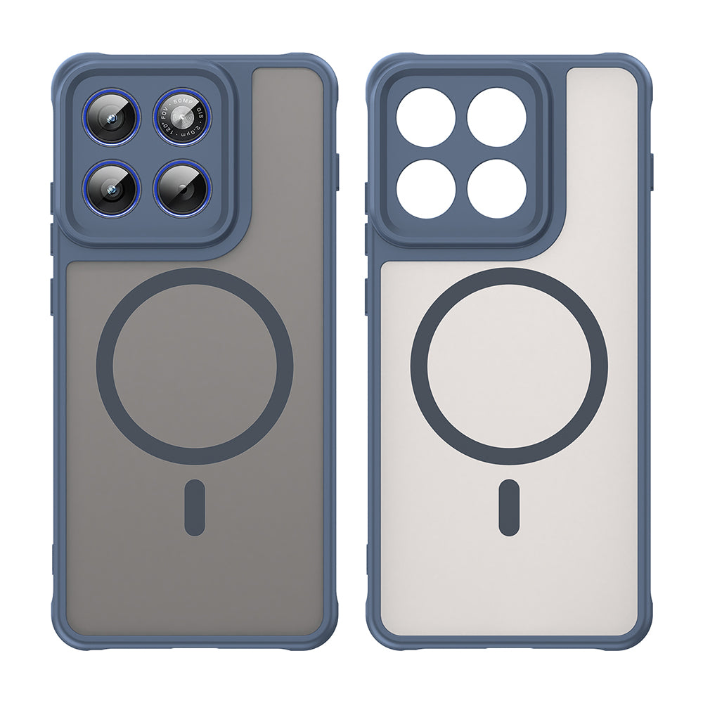 MagSafe Case for Motorola Edge 70, Techsuit, HaloFrost II, Navy Blue