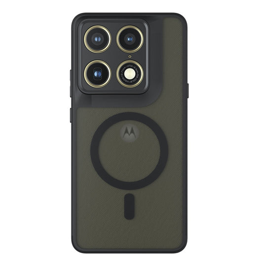 Pouzdro MagSafe pro Motorola Edge 70 Ultra / Signature, Techsuit, PureFrost, Saténově černé