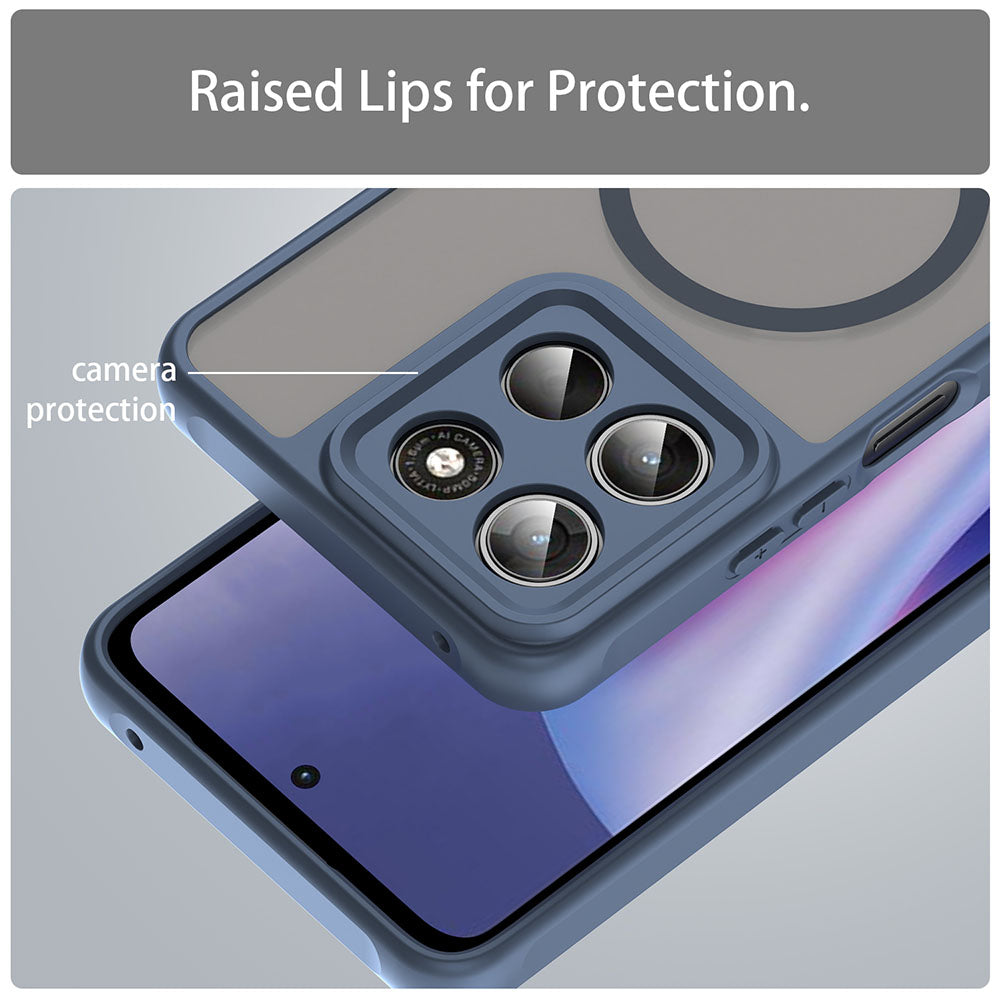 MagSafe pouzdro pro Motorola Moto G47 / G37 Power / G37, Techsuit, HaloFrost II, Tmavě modrá