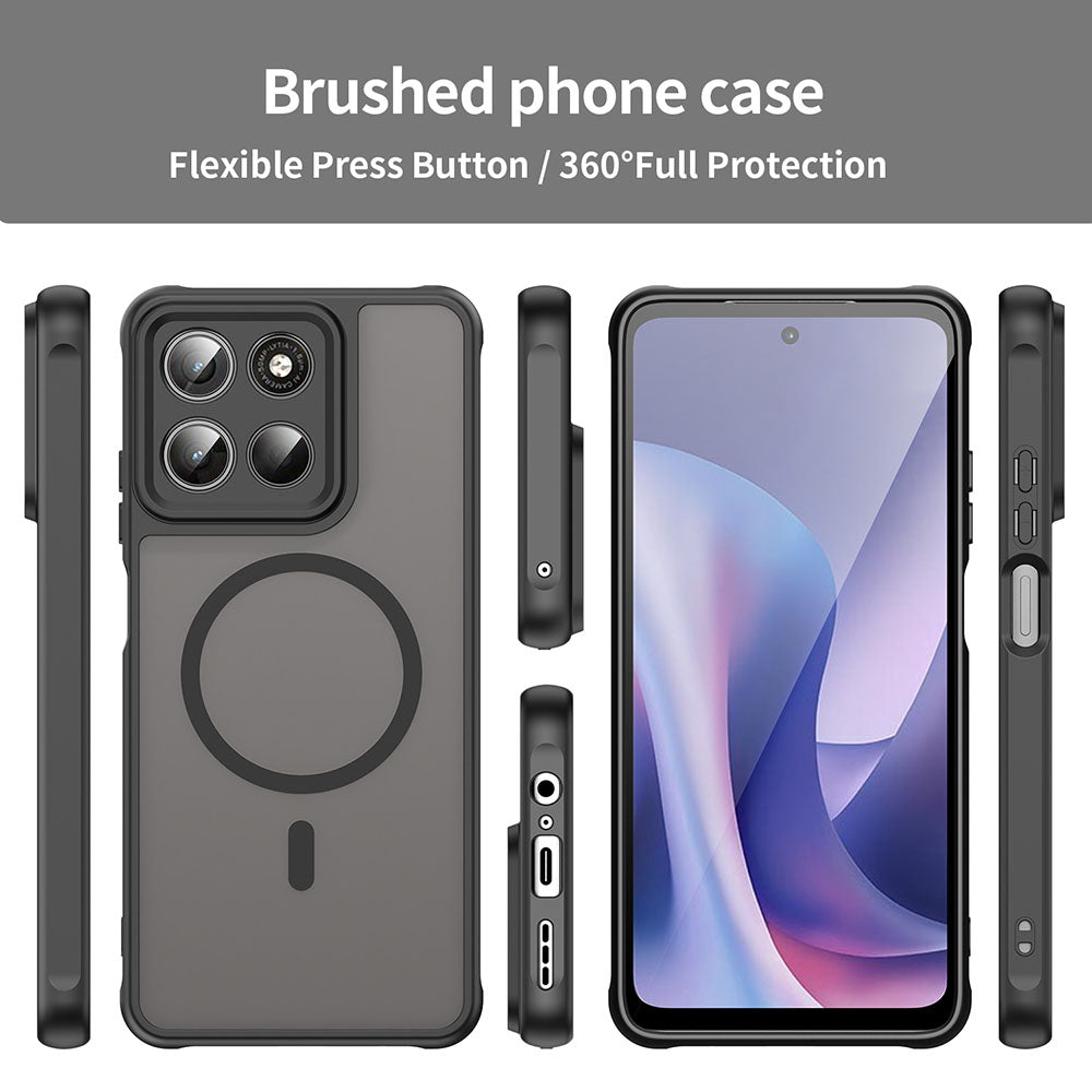 MagSafe pouzdro pro Motorola Moto G47 / G37 Power / G37, Techsuit, HaloFrost II, černé