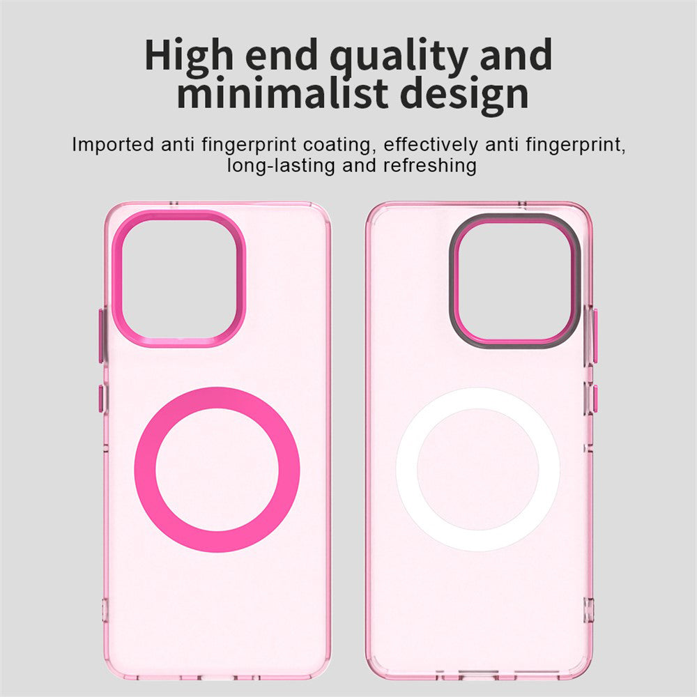 Pouzdro MagSafe pro Motorola Moto G86, Techsuit, CandyCase, Růžové