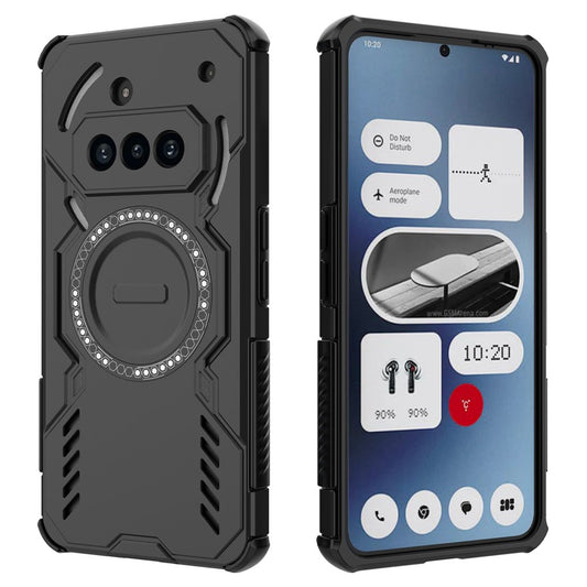 MagSafe pouzdro pro Nothing Phone (3a), Techsuit, ArmorMag, černé