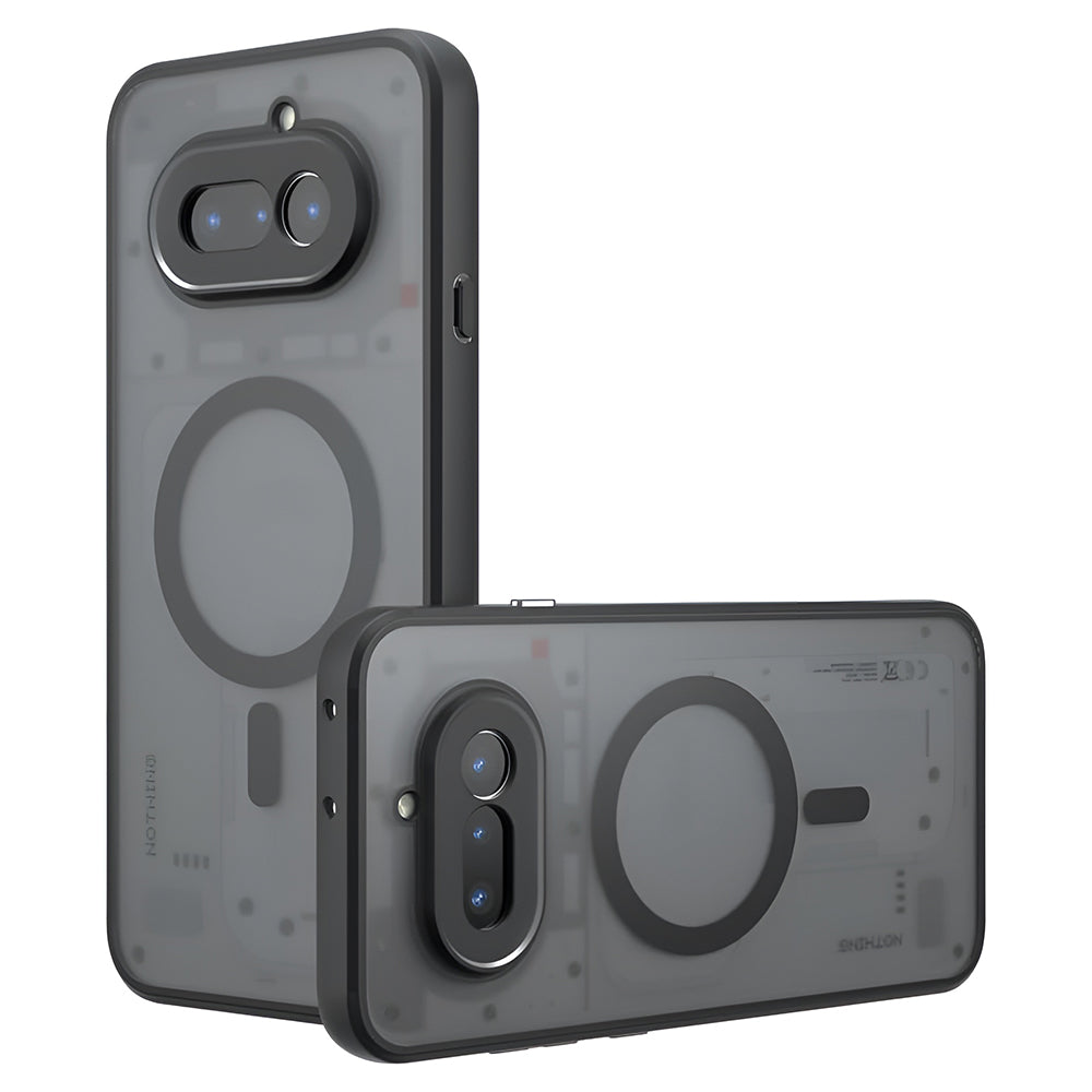 MagSafe pouzdro pro Nothing Phone (4a), Techsuit, PureFrost, Černá saténová