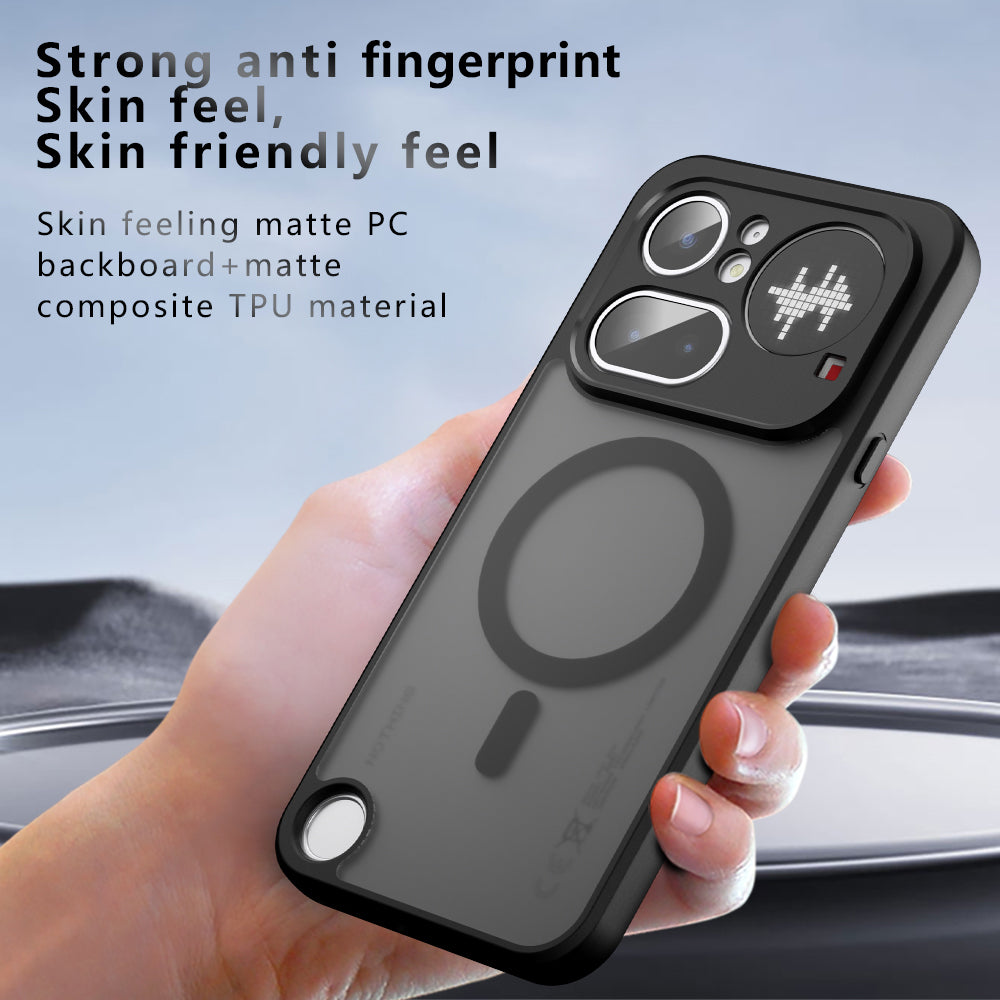 MagSafe pouzdro pro Nothing Phone (4a), Techsuit, PureFrost, Černá saténová