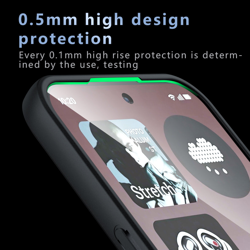 MagSafe pouzdro pro Nothing Phone (4a), Techsuit, PureFrost, Černá saténová