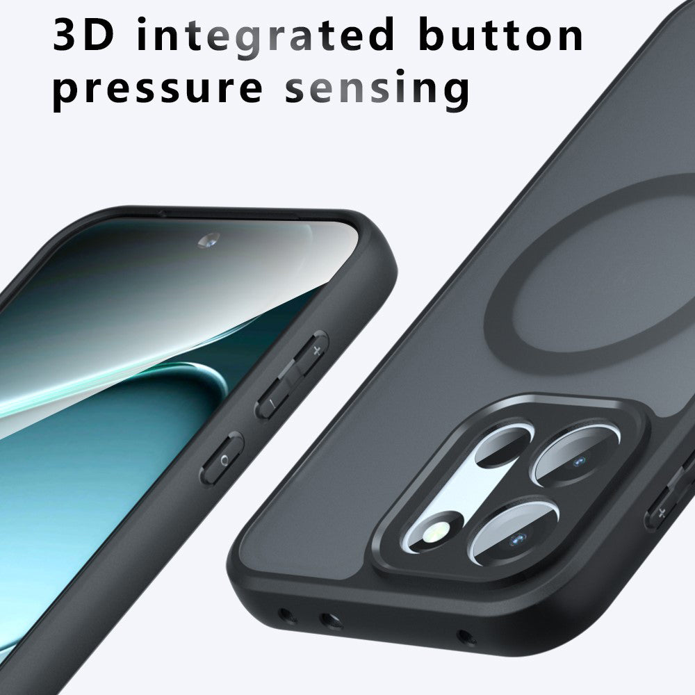 MagSafe pouzdro pro OnePlus Nord 6, Techsuit, PureFrost, Černá saténová
