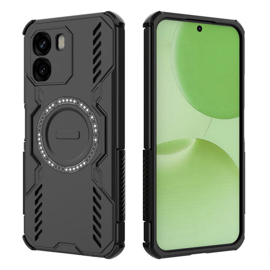 Pouzdro MagSafe pro Oppo A6 4G, Techsuit, ArmorMag, Černá