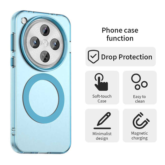 MagSafe pouzdro pro Oppo Find X8 Pro, Techsuit, CandyCase, modré