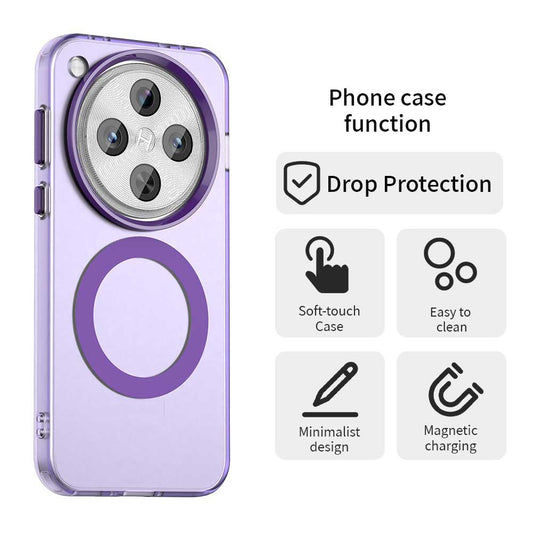 MagSafe pouzdro pro Oppo Find X8 Pro, Techsuit, CandyCase, Fialová