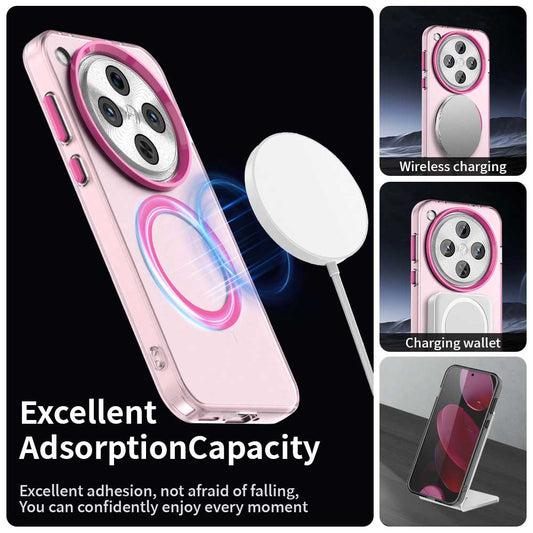 MagSafe pouzdro pro Oppo Find X8 Pro, Techsuit, CandyCase, Růžové