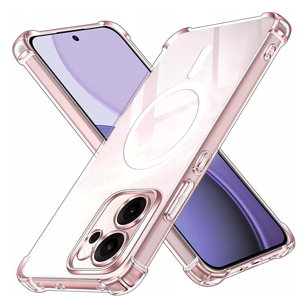 Pouzdro MagSafe pro Oppo Reno14 FS 5G / Reno14 F, Techsuit, Odolné proti nárazům, Průhledné