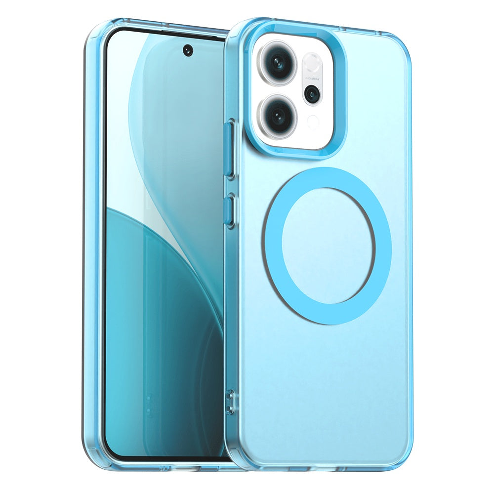 Pouzdro MagSafe pro Oppo Reno14, Techsuit, CandyCase, Modrá