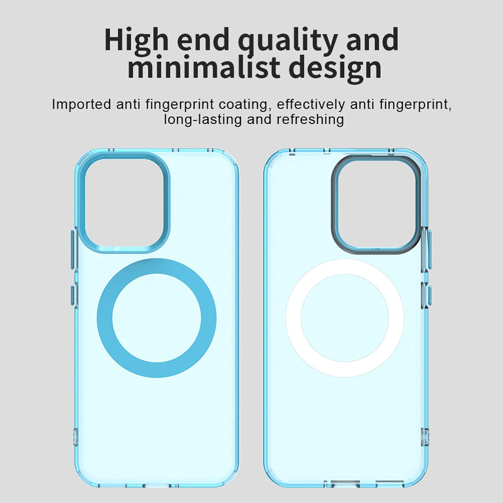 Pouzdro MagSafe pro Oppo Reno14, Techsuit, CandyCase, Modrá