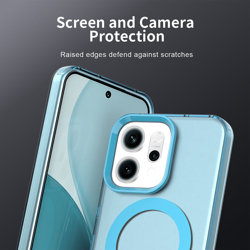 Pouzdro MagSafe pro Oppo Reno14, Techsuit, CandyCase, Modrá