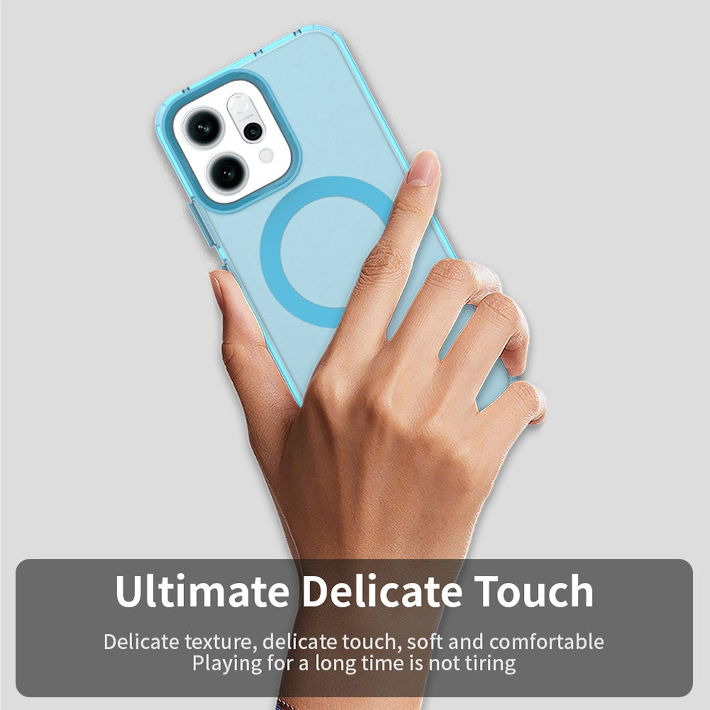 Pouzdro MagSafe pro Oppo Reno14, Techsuit, CandyCase, Modrá