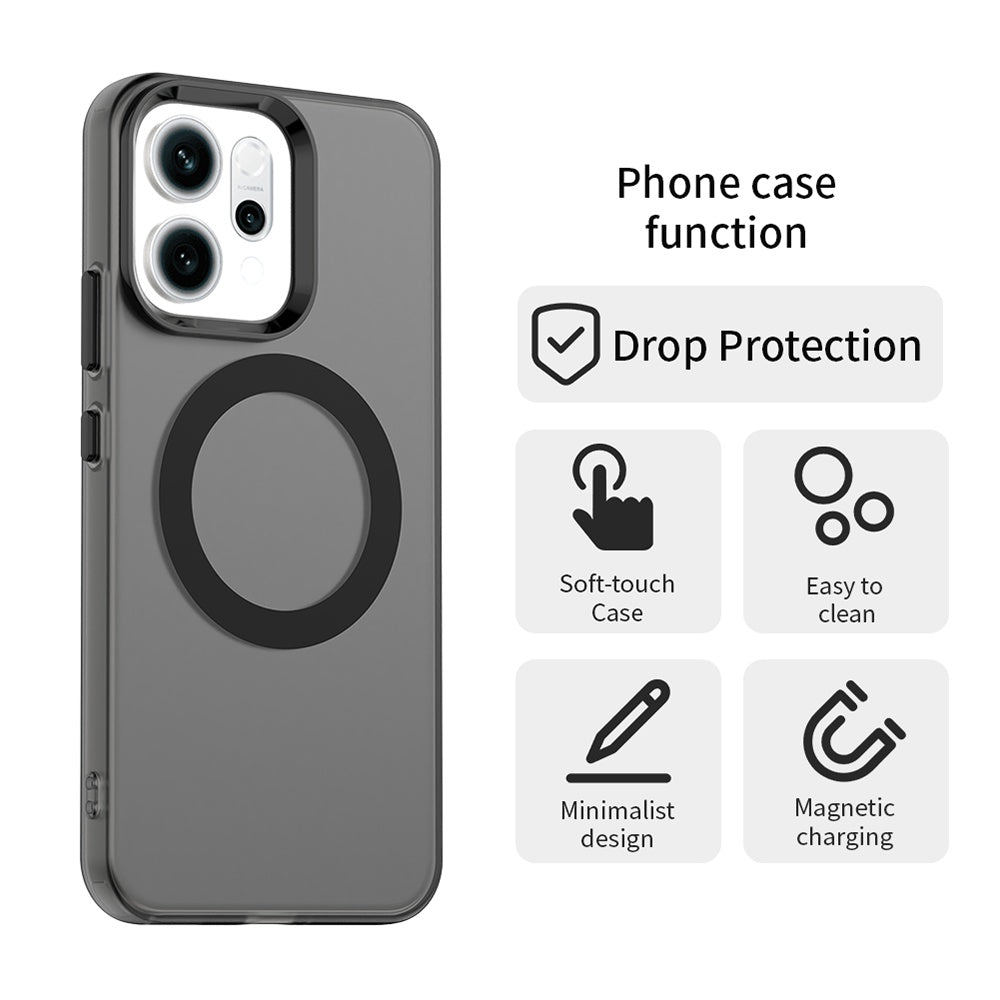 Pouzdro MagSafe pro Oppo Reno14, Techsuit, CandyCase, Černá