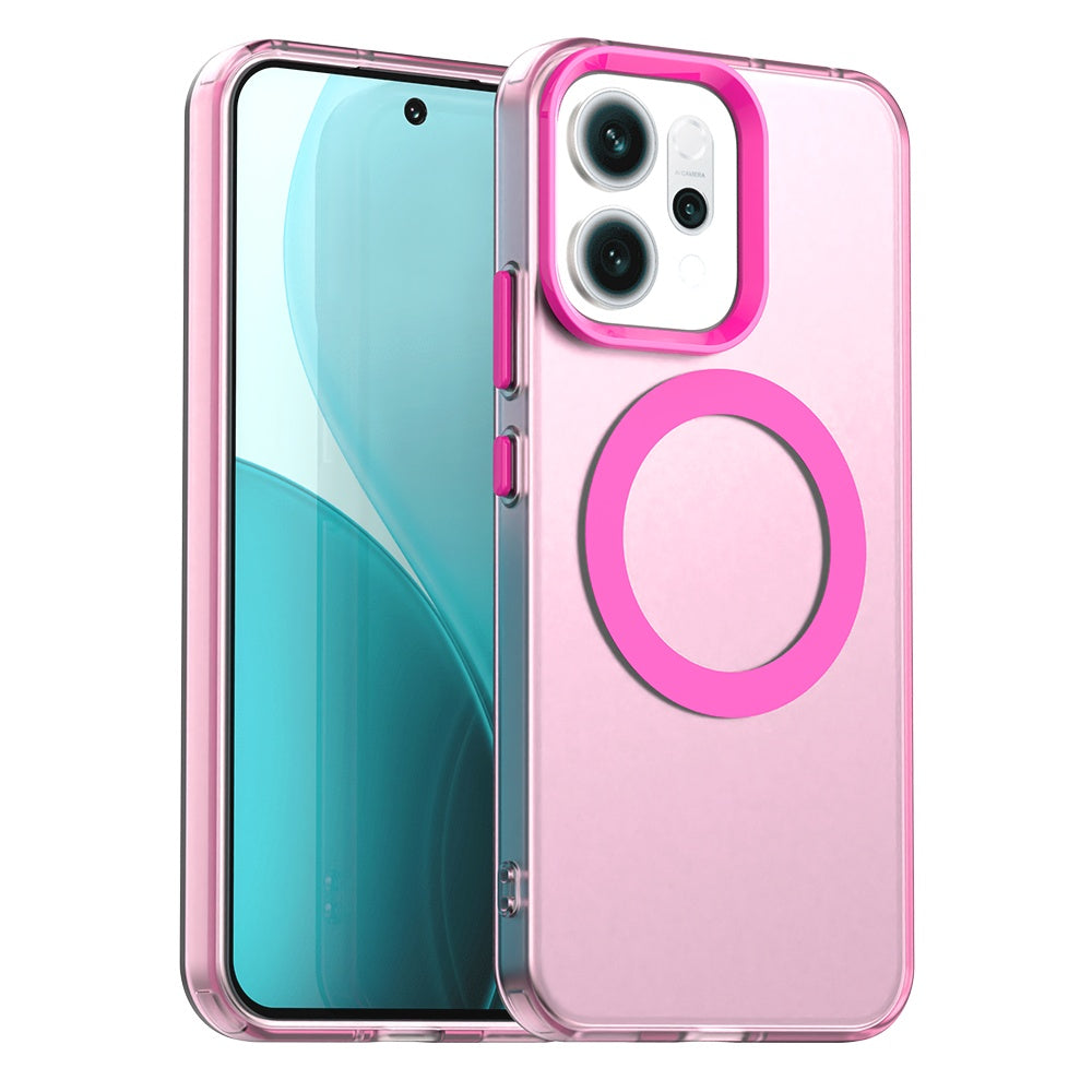 Pouzdro MagSafe pro Oppo Reno14, Techsuit, CandyCase, Růžové