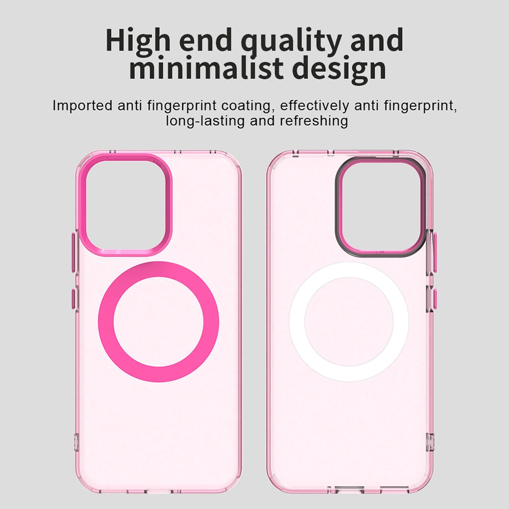Pouzdro MagSafe pro Oppo Reno14, Techsuit, CandyCase, Růžové