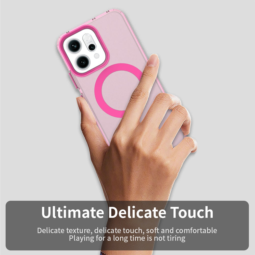 Pouzdro MagSafe pro Oppo Reno14, Techsuit, CandyCase, Růžové