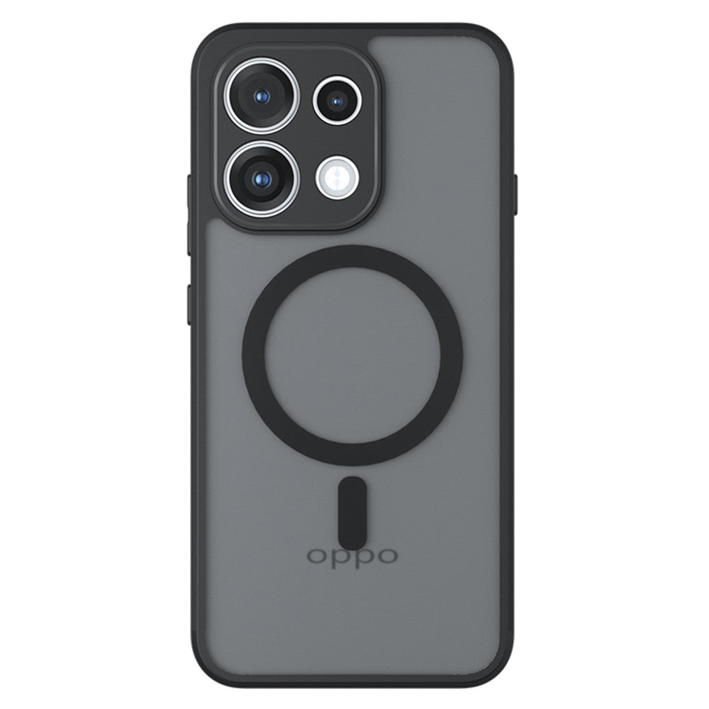 MagSafe pouzdro pro Oppo Reno16 F / Reno16 FS, Techsuit, PureFrost, Černá saténová