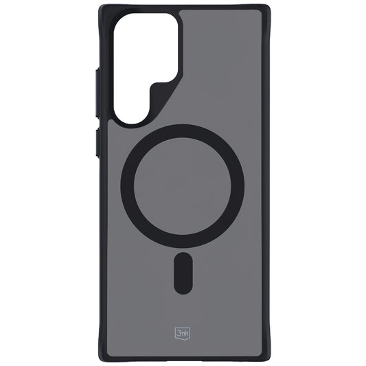 Pouzdro MagSafe pro Samsung Galaxy S22 Ultra 5G S908, 3MK, Smoke MagCase, černé
