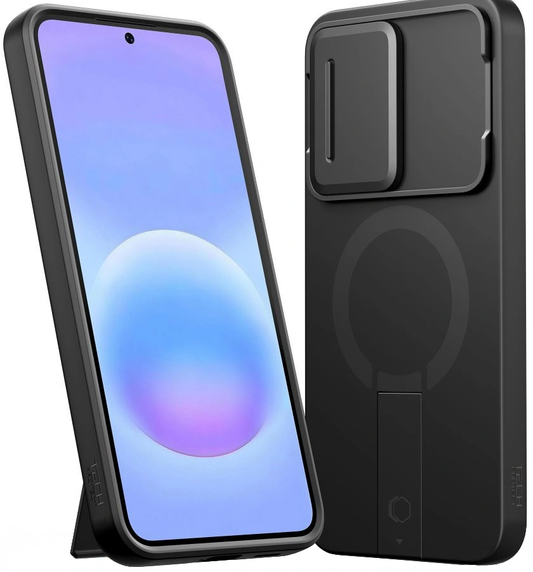 MagSafe pouzdro pro Samsung Galaxy A57 5G, Tech-Protect, Kevlar Aura, černé