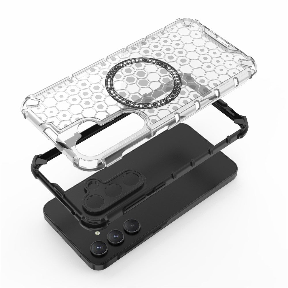 MagSafe pouzdro pro Samsung Galaxy A26 A266, Techsuit, HoneyComb Shield, Modrá