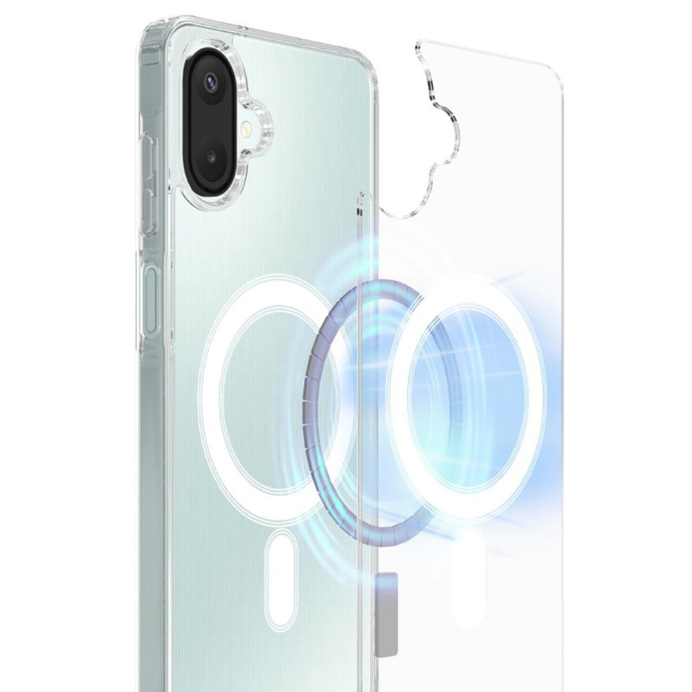 MagSafe pouzdro pro Samsung Galaxy A07 4G A075, Techsuit, Pro, Průhledné