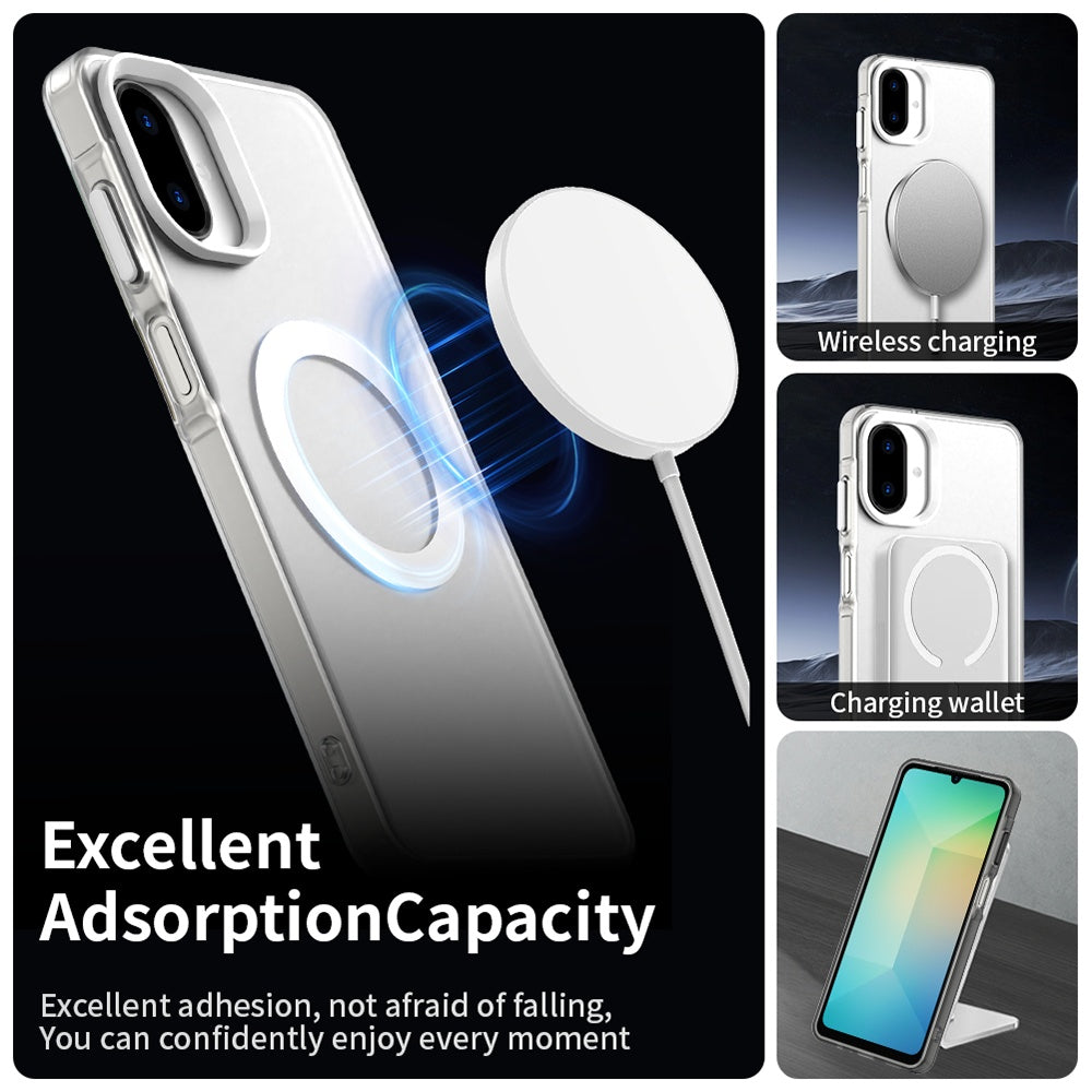 MagSafe pouzdro pro Samsung Galaxy A07 4G A075, Techsuit, CandyCase, bílé