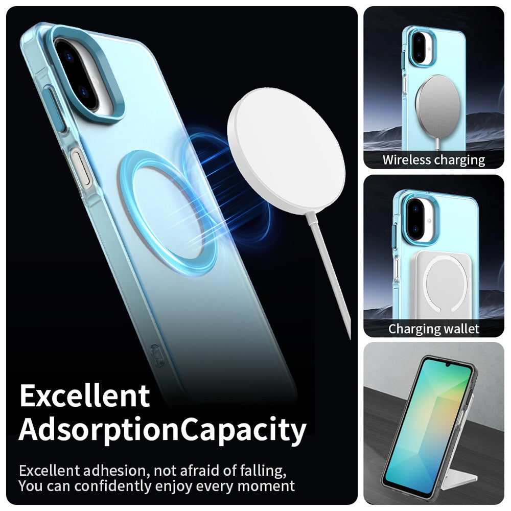 MagSafe pouzdro pro Samsung Galaxy A07 4G A075, Techsuit, CandyCase, Modrá