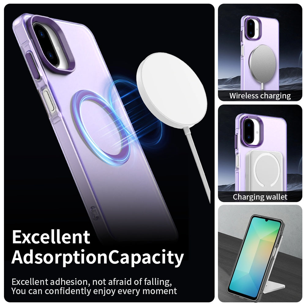 MagSafe pouzdro pro Samsung Galaxy A07 4G A075, Techsuit, CandyCase, Fialová