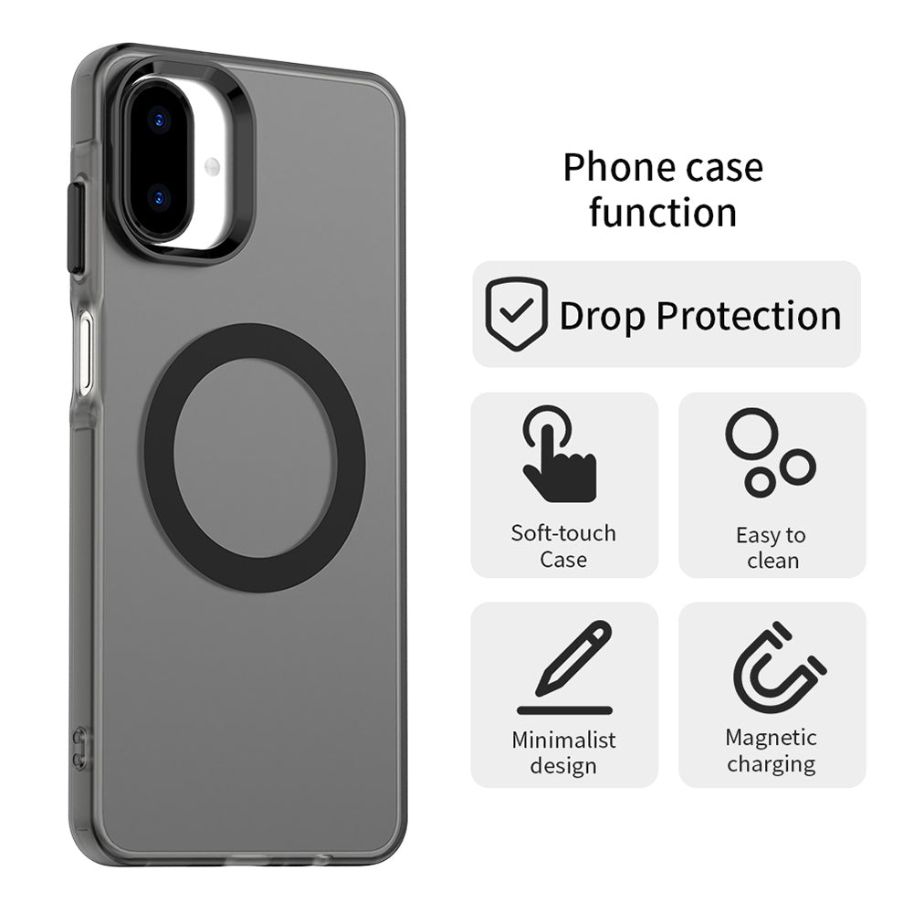 MagSafe pouzdro pro Samsung Galaxy A07 4G A075, Techsuit, CandyCase, černé