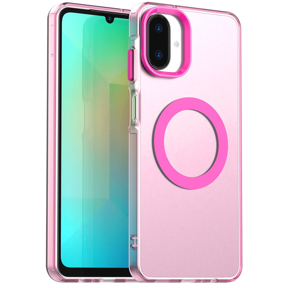 MagSafe pouzdro pro Samsung Galaxy A07 4G A075, Techsuit, CandyCase, růžové