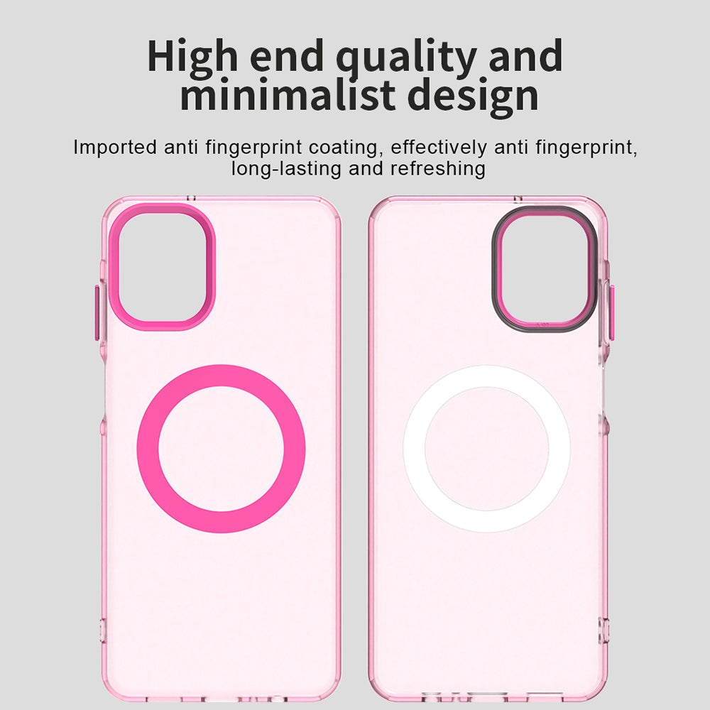 MagSafe pouzdro pro Samsung Galaxy A07 4G A075, Techsuit, CandyCase, růžové