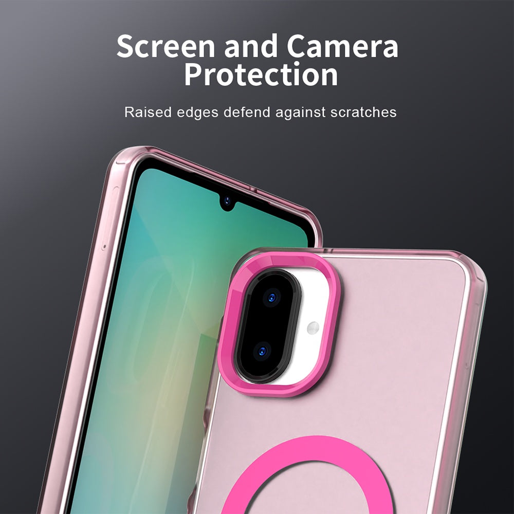 MagSafe pouzdro pro Samsung Galaxy A07 4G A075, Techsuit, CandyCase, růžové